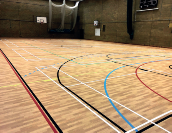 St David’s lays down new sports hall flooring - Education Design & Build